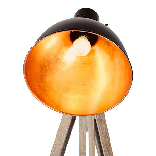 Gold floor deals lamp tripod